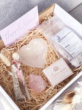 Rose Quartz Self Love Deluxe Smudge Box #2 | Crystal Karma by Trina