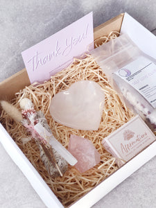 Rose Quartz Self Love Deluxe Smudge Box #2 | Crystal Karma by Trina