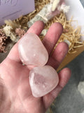 Rose Quartz Tumbles Rose Quartz Self Love Deluxe Smudge Box #3 | Crystal Karma by Trina 