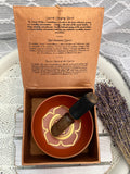 Sacral Chakra Brass Singing Bowl - Orange 12.5cm Gift Set | Crystal Karma by Trina