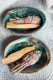 Smudge Pack - Abalone Shell, White Sage & Palo Santo - Crystal Karma By Trina