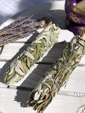 White Sage & Lavender Smudge Sticks - Large | Crystal Karma by Trina
