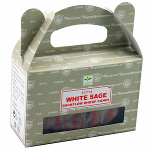 Backflow Incense Cones - White Sage - Crystal Karma By Trina