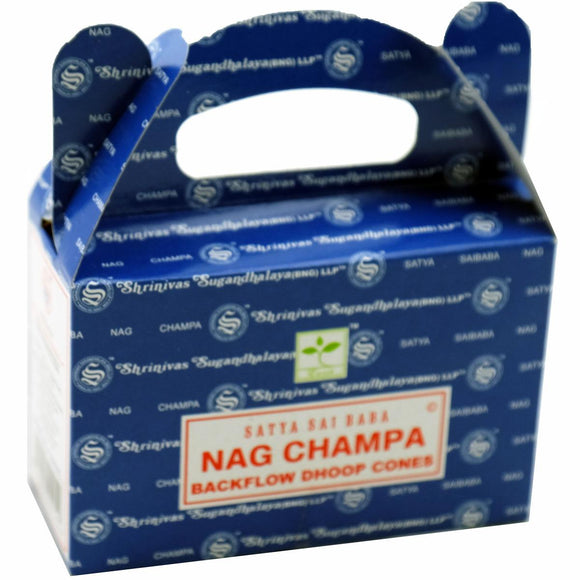 Backflow Incense Cones - Nag Champa - Crystal Karma By Trina