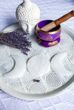 Selenite Charging Moon | Crystal Karma by Trina
