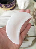 Selenite Bowls Moon Shaped Small | Crystal Karma by Trina