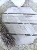 Selenite Point Charging Plate - 18cm | Crystal Karma by Trina
