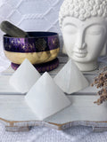 Selenite Pyramids | Crystal Karma by Trina