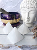 Selenite Pyramids | Crystal Karma by Trina