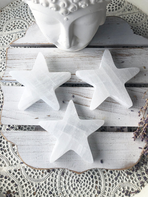 Selenite Star | Crystal Karma by Trina
