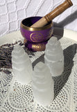 Selenite Tower 10cm B | Crystal Karma by Trina