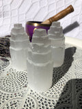 Selenite Tower 10cm B | Crystal Karma by Trina