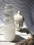 Selenite Tower Lamp 25cm | Crystal Karma by Trina
