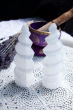 Selenite Unicorn Standing Spiral | Crystal Karma by Trina