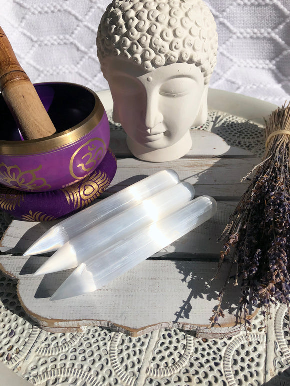 Selenite Wands - Crystal Karma By Trina