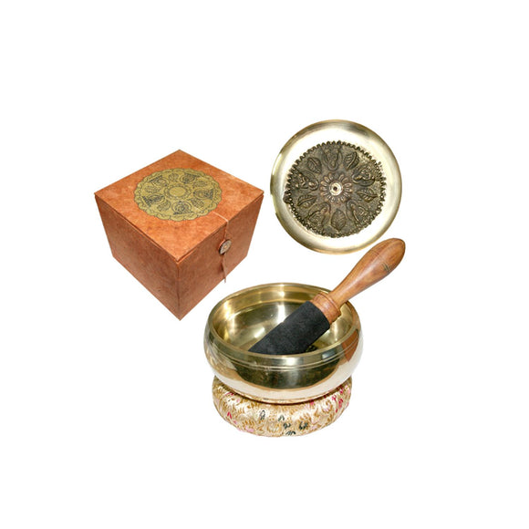 Singing Bowl Five Buddha- 12cm Gift Set | Crystal Karma By Trina