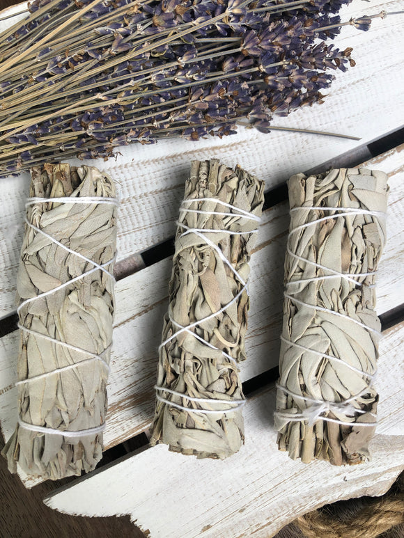 White Sage Smudge Stick - Loose | Crystal Karma by Trina