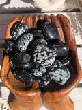 Snowflake Obsidian Tumbles | Crystal Karma By Trina