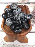 Snowflake Obsidian Tumbles | Crystal Karma By Trina