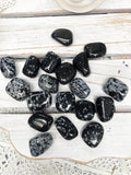 Snowflake Obsidian Tumbles | Crystal Karma By Trina