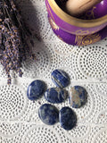 Sodalite Worry Stone | Crystal Karma by Trina