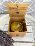 Solar Plexus Chakra Brass Singing Bowl - Yellow 7.5cm Gift Set | Crystal Karma by Trina