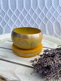 Solar Plexus Singing Bowl Yellow | Crystal Karma by Trina