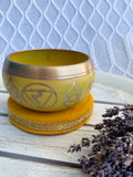 Solar Plexus Singing Bowl Yellow | Crystal Karma by Trina