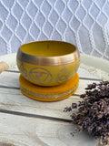 Solar Plexus Singing Bowl Yellow | Crystal Karma by Trina