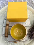 Solar Plexus Singing Bowl Yellow | Crystal Karma by Trina