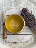 Solar Plexus Singing Bowl Yellow | Crystal Karma by Trina