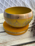 Solar Plexus Singing Bowl Yellow | Crystal Karma by Trina
