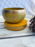 Solar Plexus Singing Bowl Yellow | Crystal Karma by Trina