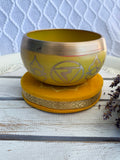 Solar Plexus Singing Bowl Yellow | Crystal Karma by Trina