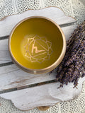 Solar Plexus Singing Bowl Yellow | Crystal Karma by Trina