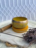 Solar Plexus Singing Bowl Yellow | Crystal Karma by Trina