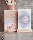 The Modern Bohemian Affirmation Deck & Card Holder Set