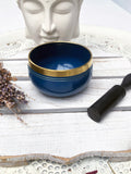Third Eye Chakra Singing Bowl - Navy Blue 7.5cm Gift Set | Crystal Karma by Trina