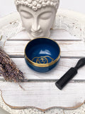 Third Eye Chakra Singing Bowl - Navy Blue 7.5cm Gift Set | Crystal Karma by Trina