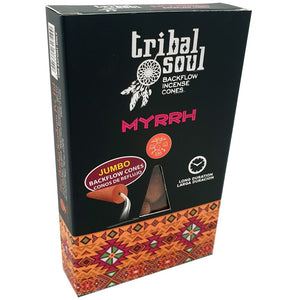 Tribal Soul Backflow Incense Cones - Myrrh | Crystal Karma by Trina