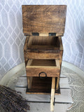 Triquetra 3 Drawer Wooden Chest | Crystal Karma by Trina