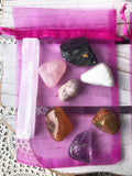 Tumble Stone Set -Crystals for Pregnancy & Birth | Crystal Karma by Trina