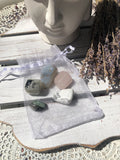 Tumble Stone Set - Crystals for Peace, Calm & Serenity | Crystal Karma by Trina