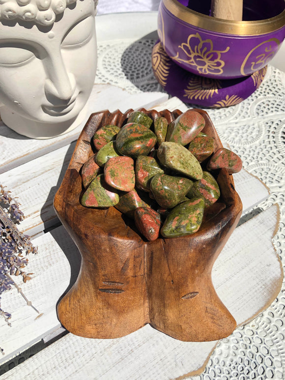 Unakite Tumbles | Crystal Karma by Trina
