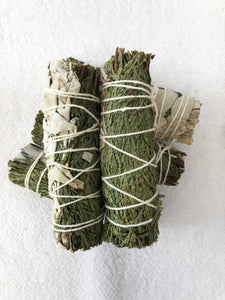 Cedar Sage Smudge Stick | Crystal Karma by Trina