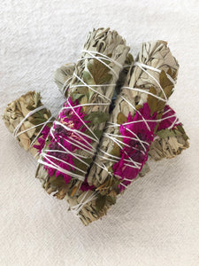 Dahlia Sage Smudge Stick | Crystal Karma by Trina