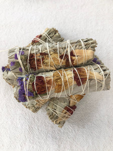 Morning Glory Sage Smudge Stick | Crystal Karma by Trina