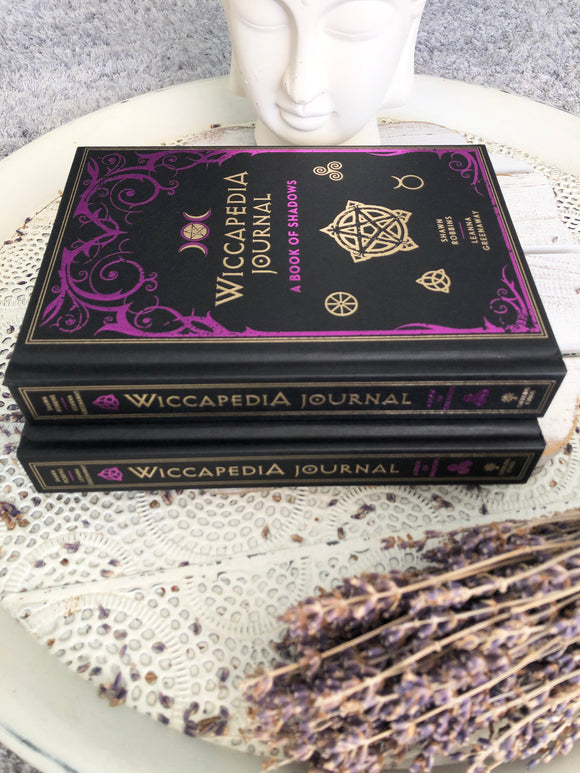 Wiccapedia Journal Book of Shadows | Crystal Karma by Trina