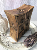 Triquetra Wooden Drawer Set | Crystal Karma by Trina