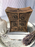 Triquetra Wooden Drawer Set | Crystal Karma by Trina
